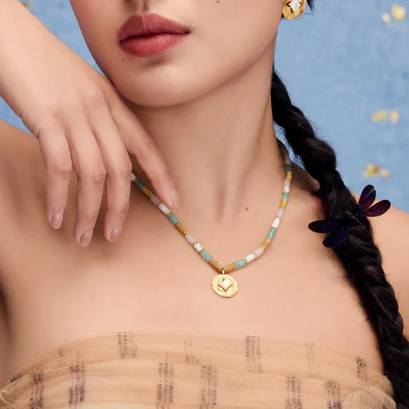 BAODEYI White Shell Necklaces Unisex-2