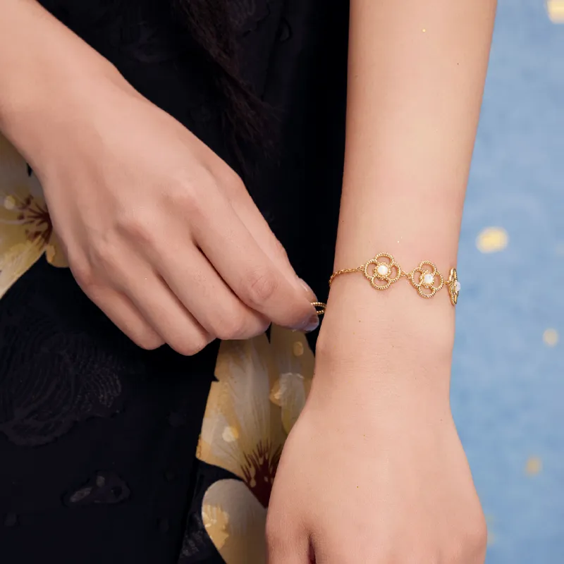 BAODEYI 18K Gold Plated Copper Bracelets Unisex-2