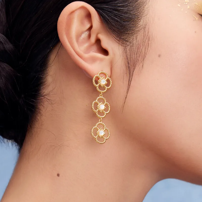 BAODEYI 18K Gold Plated Copper Earrings Unisex-3