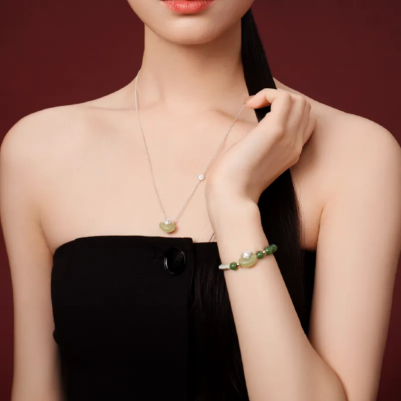 BAODEYI Serpentine Jade Bracelets Unisex-4