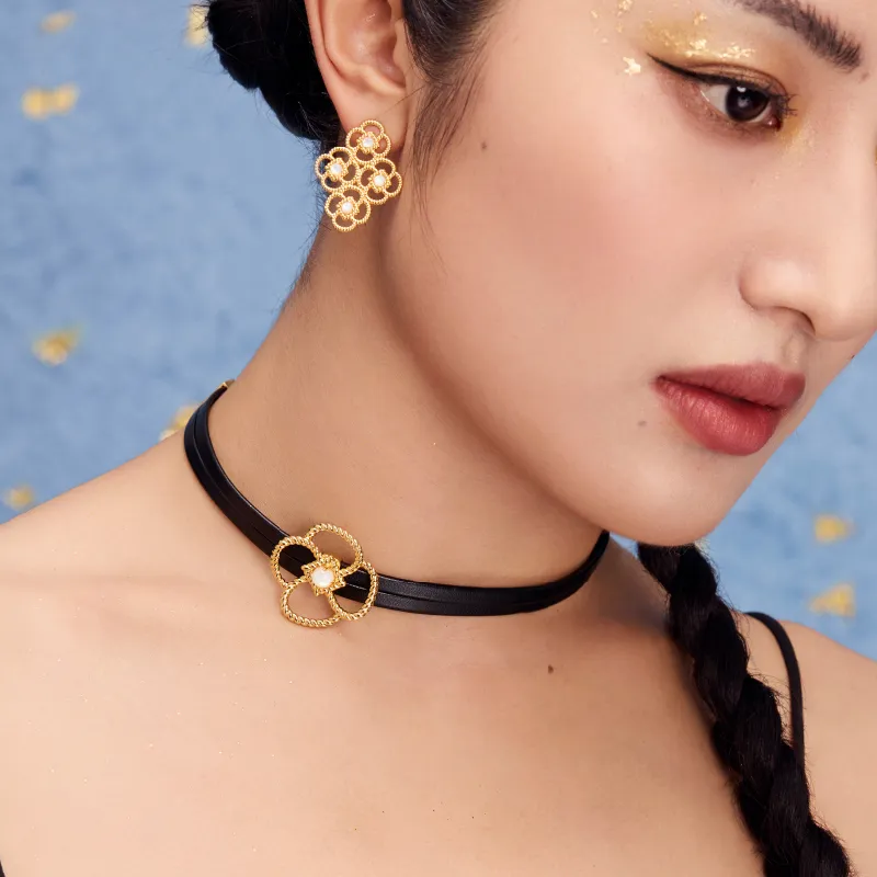 BAODEYI 18K Gold Plated Copper Necklaces Unisex-3