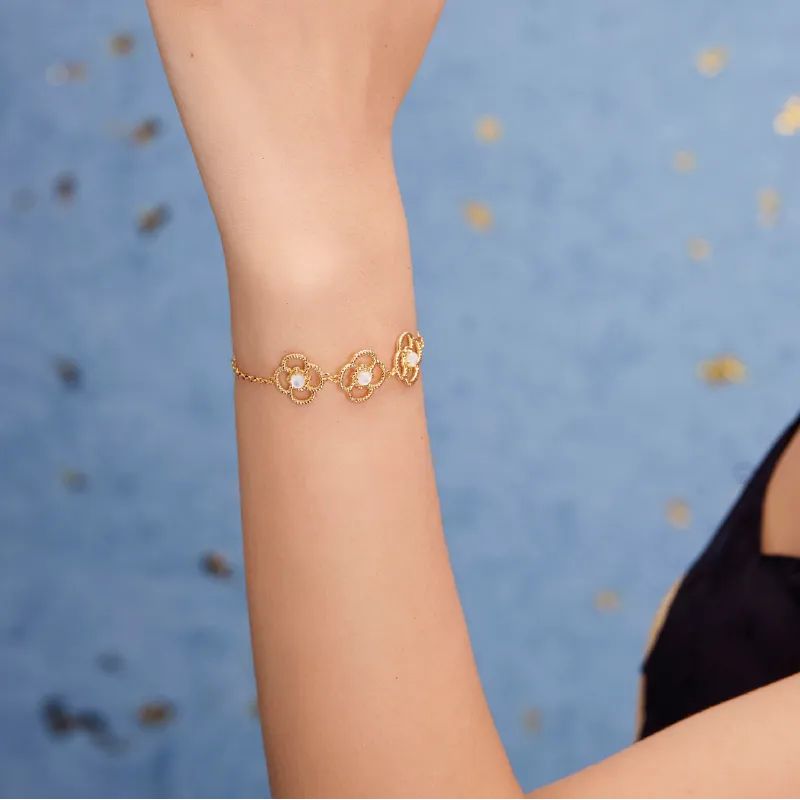 BAODEYI 18K Gold Plated Copper Bracelets Unisex-1