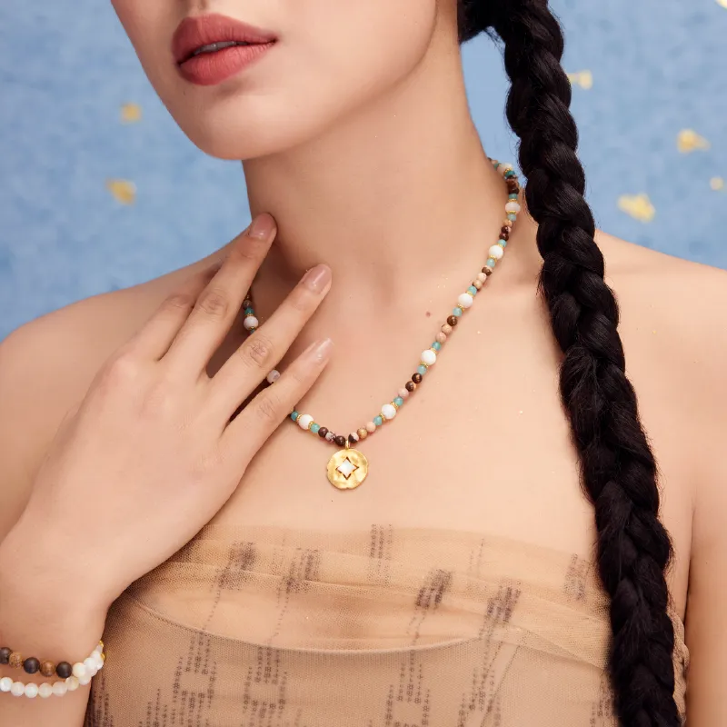 BAODEYI 18K Gold Plated Copper Necklaces Unisex-2