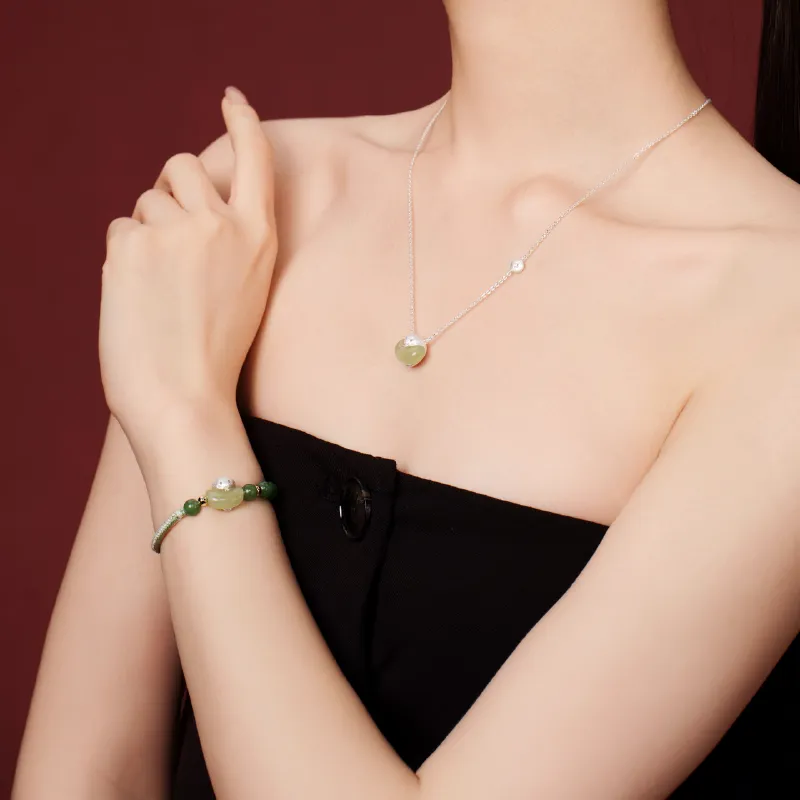 BAODEYI Serpentine Jade Bracelets Unisex-1