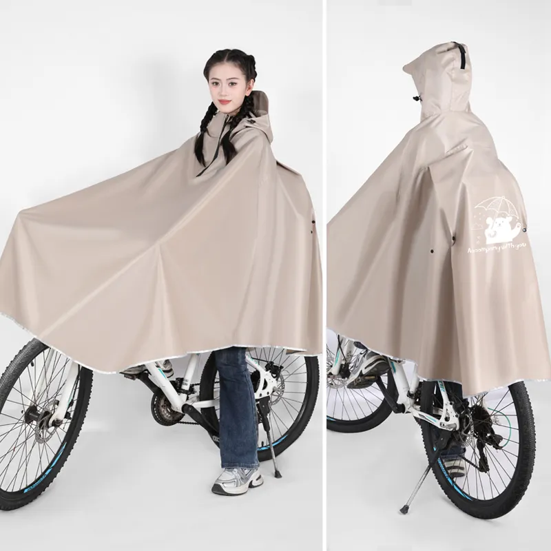 TAIKONG Mountain Bike Cycling Specific Single Full Body Rainstorm Proof Raincoat Print-9