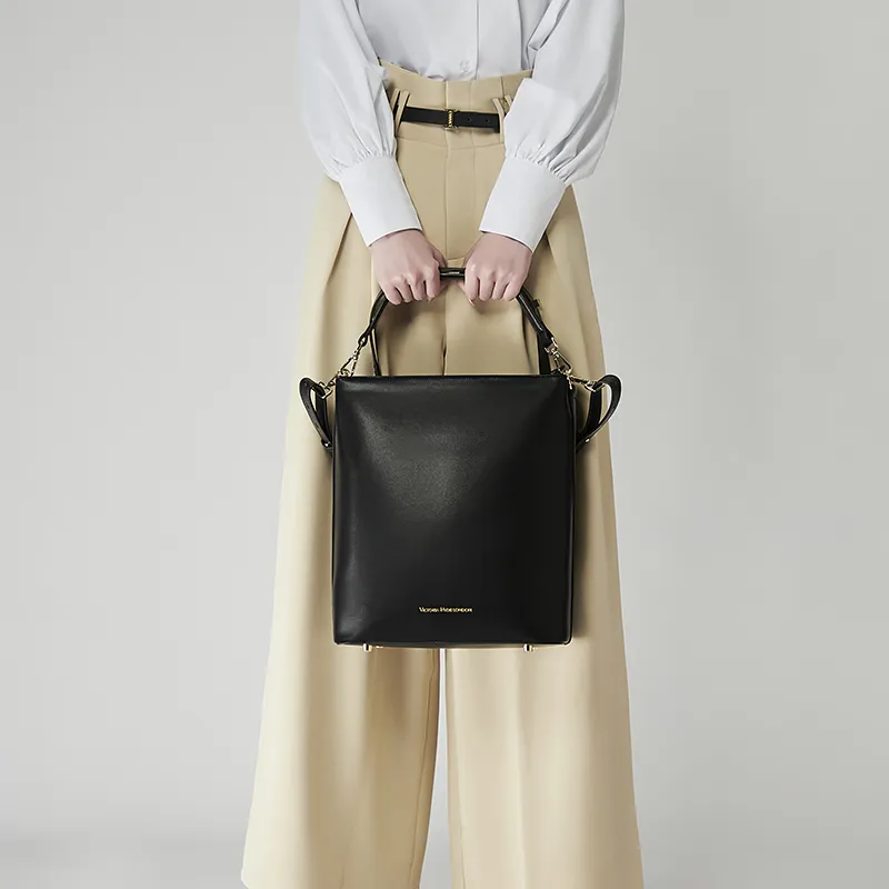 VICTORIA·HYDE Microfiber Material Chloe Shoulder Bag, Handbag, Bucket Bag Large Size Women's-9