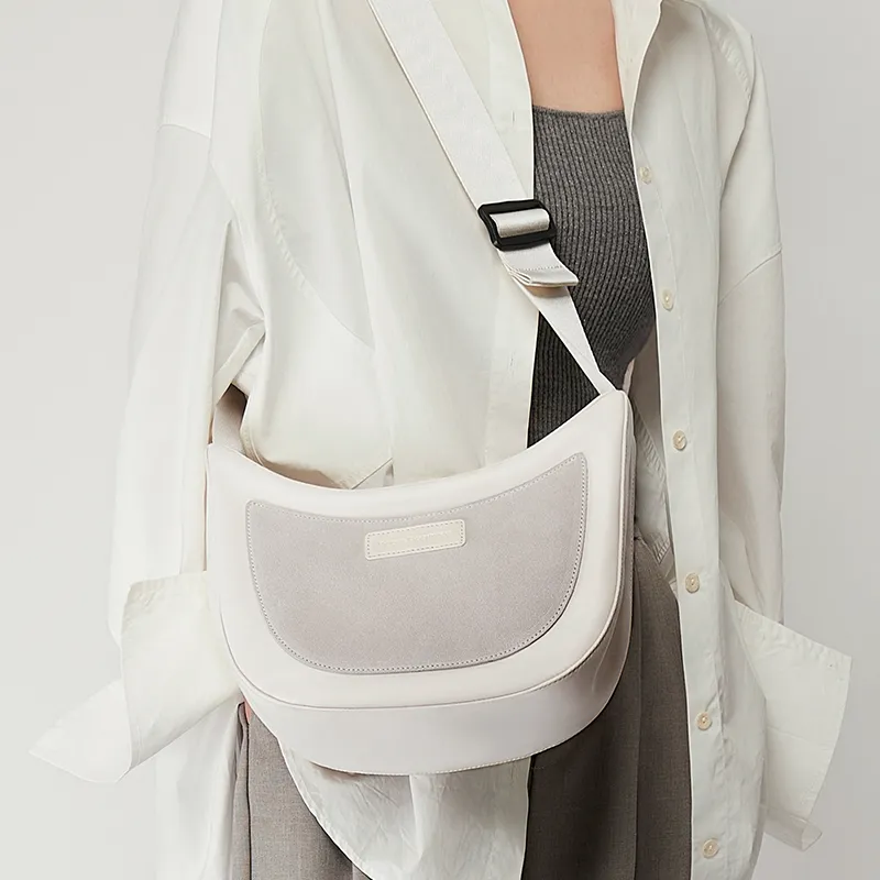 VICTORIA·HYDE Nylon Shoulder Bag, Crossbody Bag Regular Women's Black/White-1