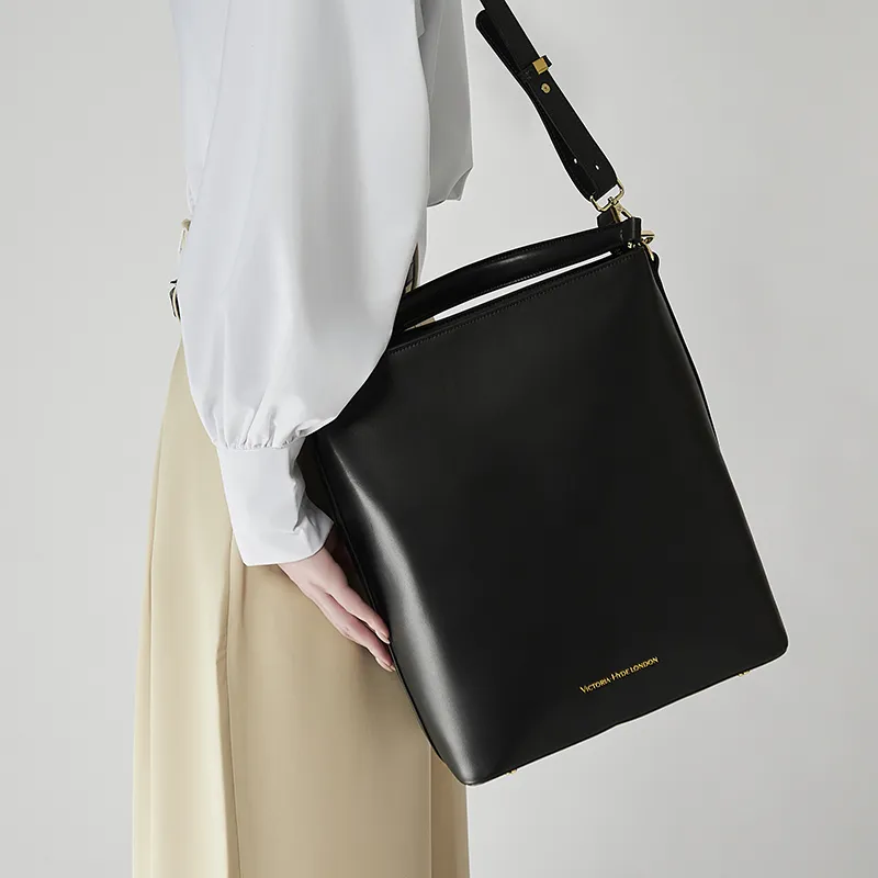 VICTORIA·HYDE Microfiber Material Chloe Shoulder Bag, Handbag, Bucket Bag Large Size Women's-11