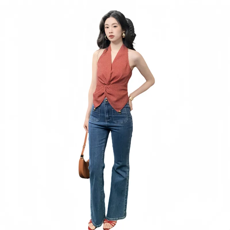 SEE YOU TOMORROW SISTERS Jeans Women's Dark Blue-2
