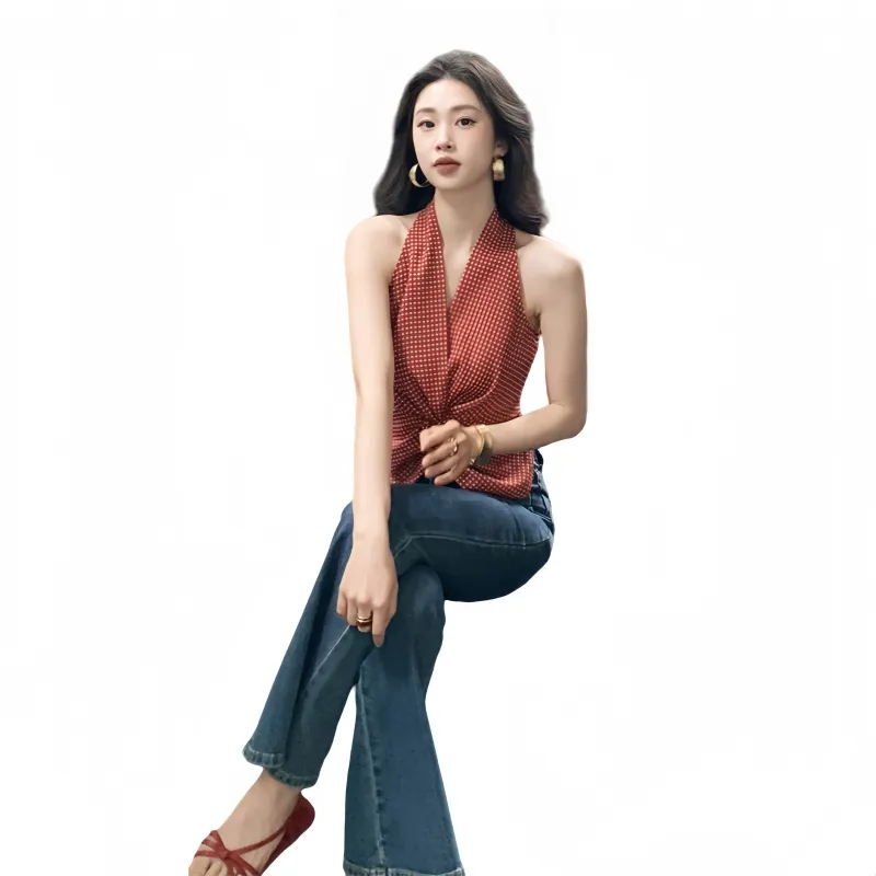 SEE YOU TOMORROW SISTERS Jeans Women's Dark Blue-3