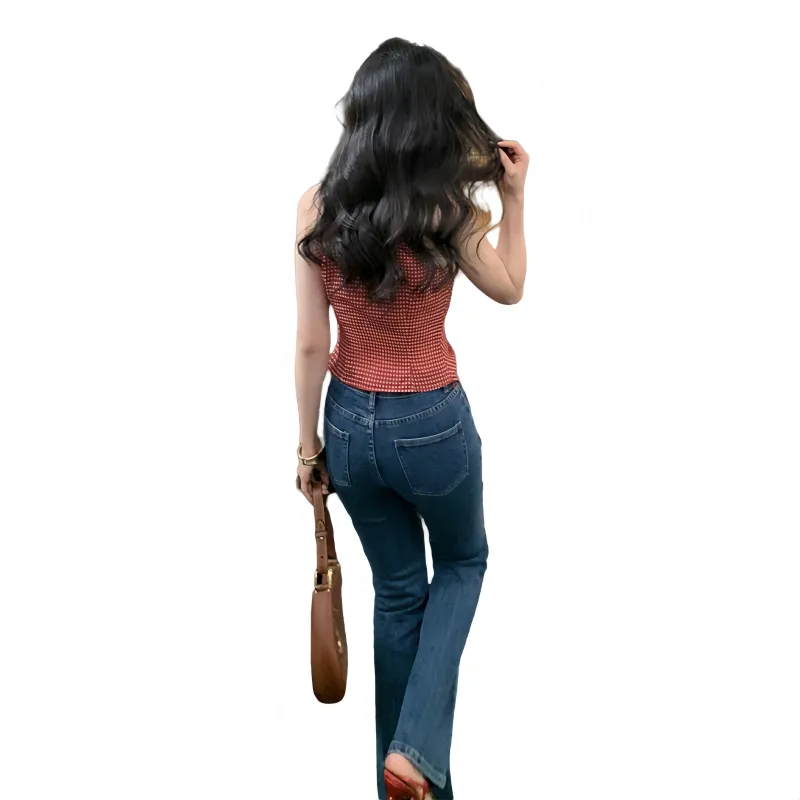SEE YOU TOMORROW SISTERS Jeans Women's Dark Blue-4
