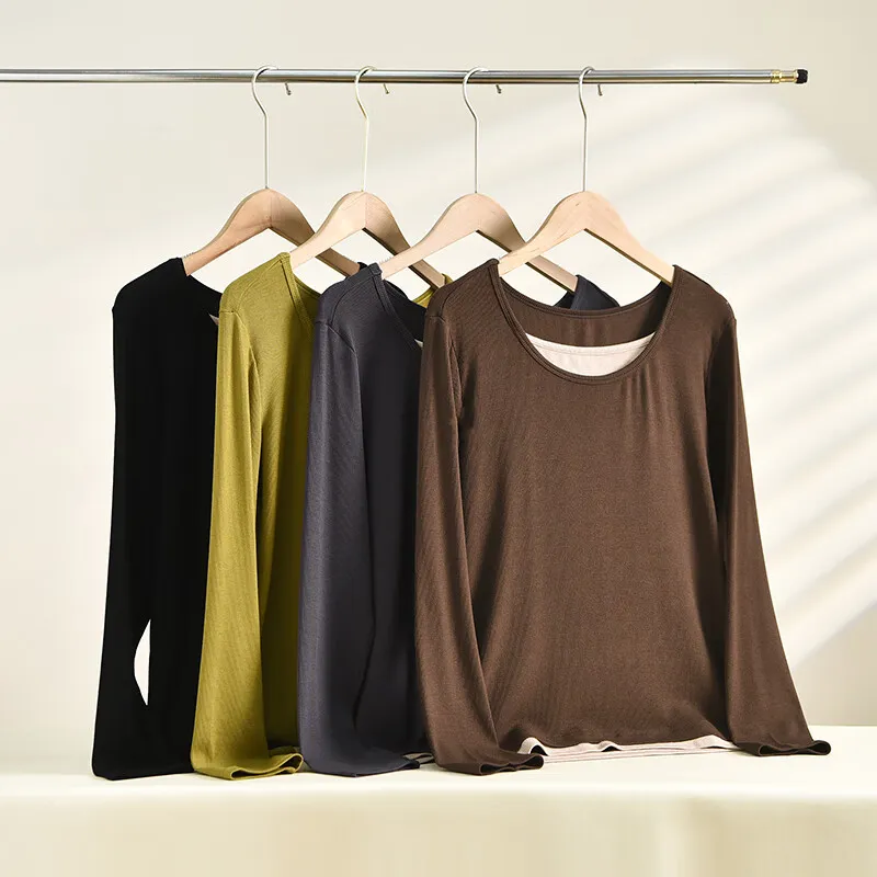 XIANSINIAO Thermal Tops Women's-3