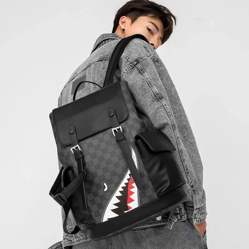 VIHUS Microfiber Leather Backpack Men's Multicolor-2