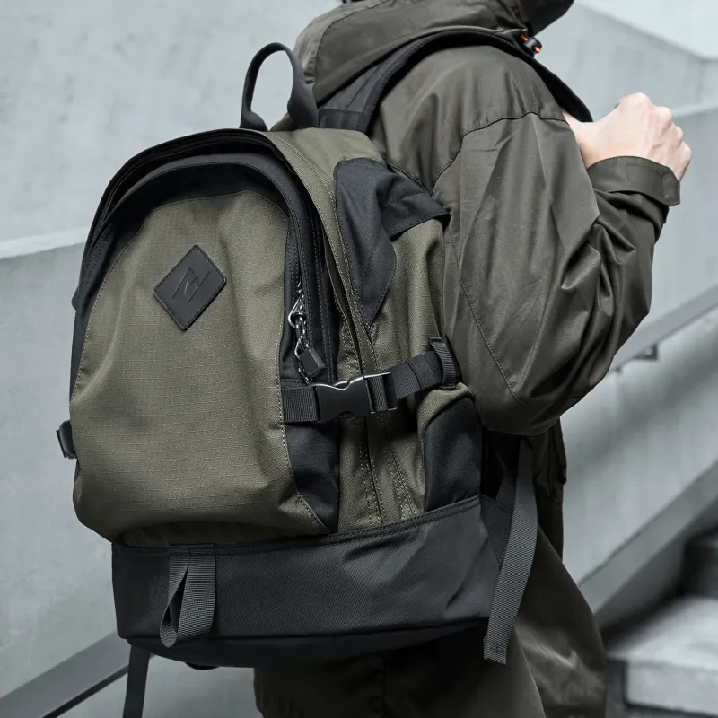 VIHUS Oxford Backpack Men's Army Green-4