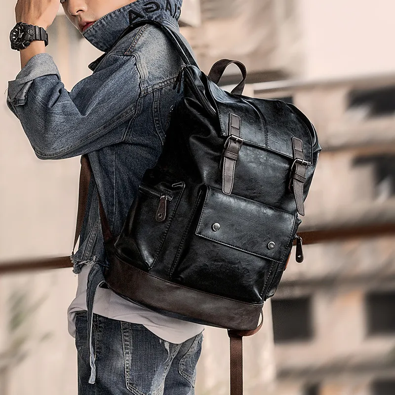 VIHUS Backpacks Black-6