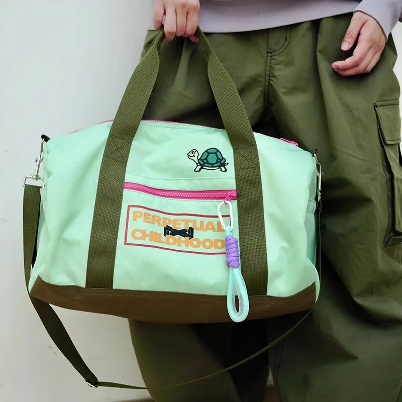 VIHUS Nylon Travel Bag Unisex Mint Green-2