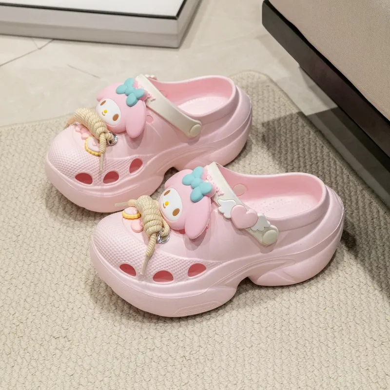 SHAJI Summer Cartoon Cute Platform Home Indoor Slip Resistant EVA Closed Toe Slippers For Women's-6