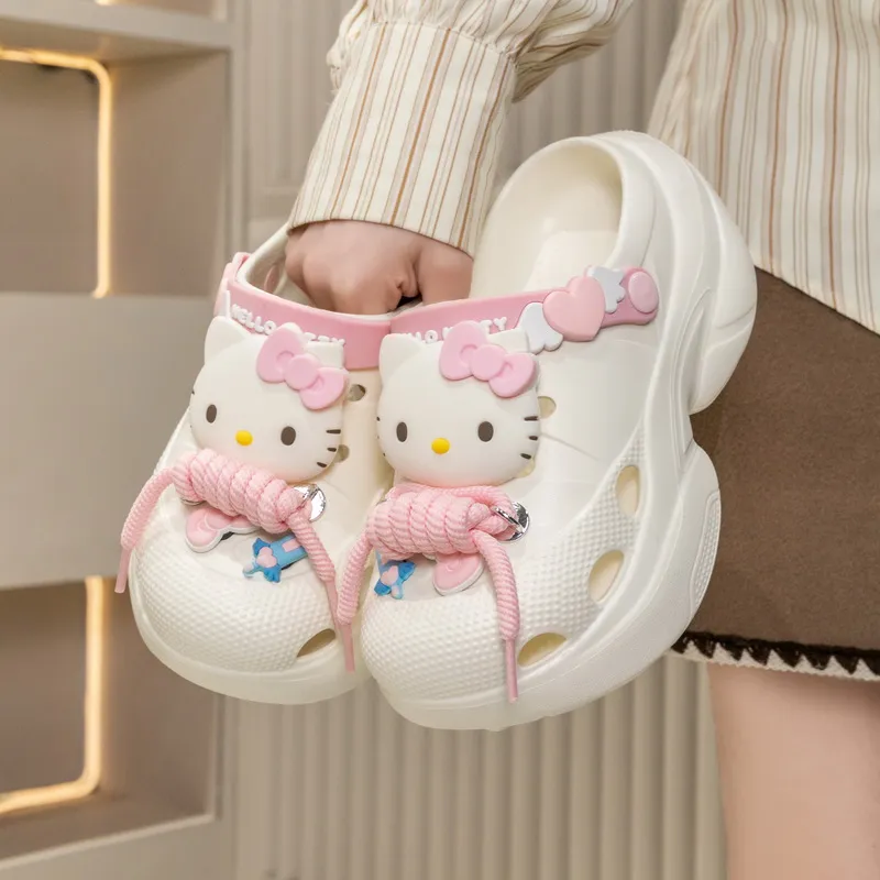 SHAJI Summer Cartoon Cute Platform Home Indoor Slip Resistant EVA Closed Toe Slippers For Women's-2