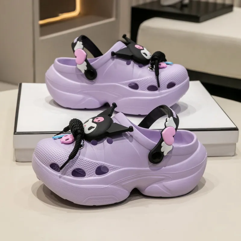 SHAJI Summer Cartoon Cute Platform Home Indoor Slip Resistant EVA Closed Toe Slippers For Women's-13