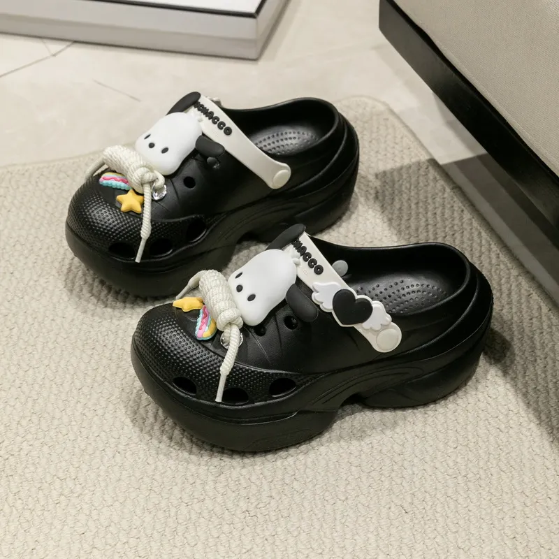 SHAJI Summer Cartoon Cute Platform Home Indoor Slip Resistant EVA Closed Toe Slippers For Women's-18
