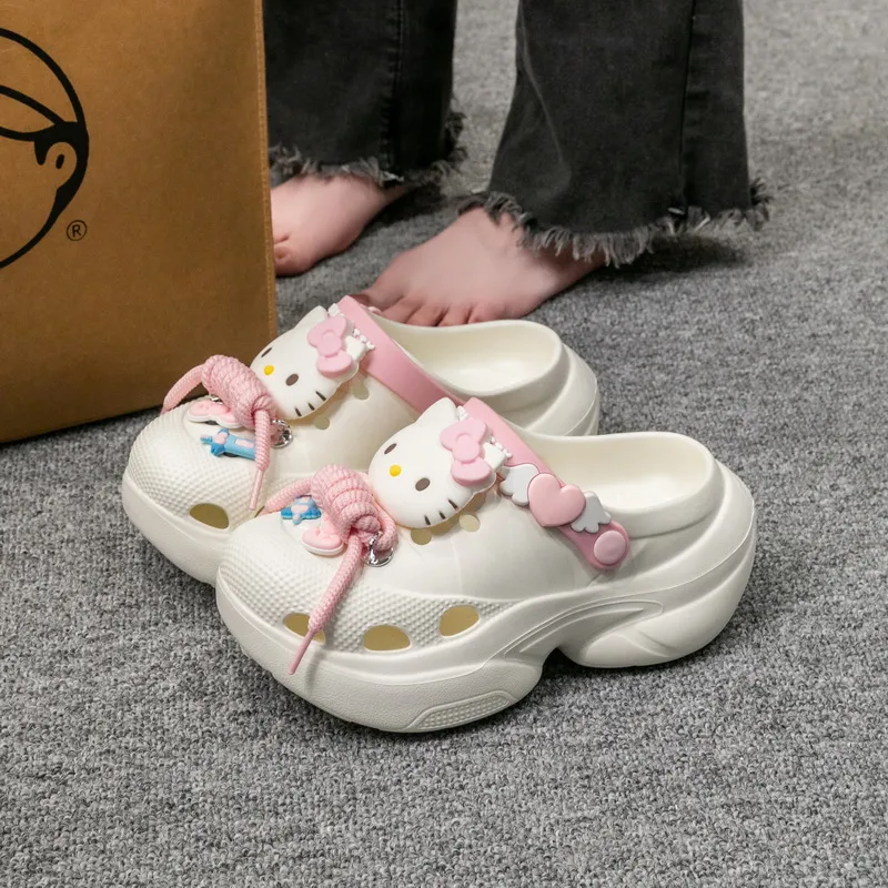 SHAJI Summer Cartoon Cute Platform Home Indoor Slip Resistant EVA Closed Toe Slippers For Women's-3