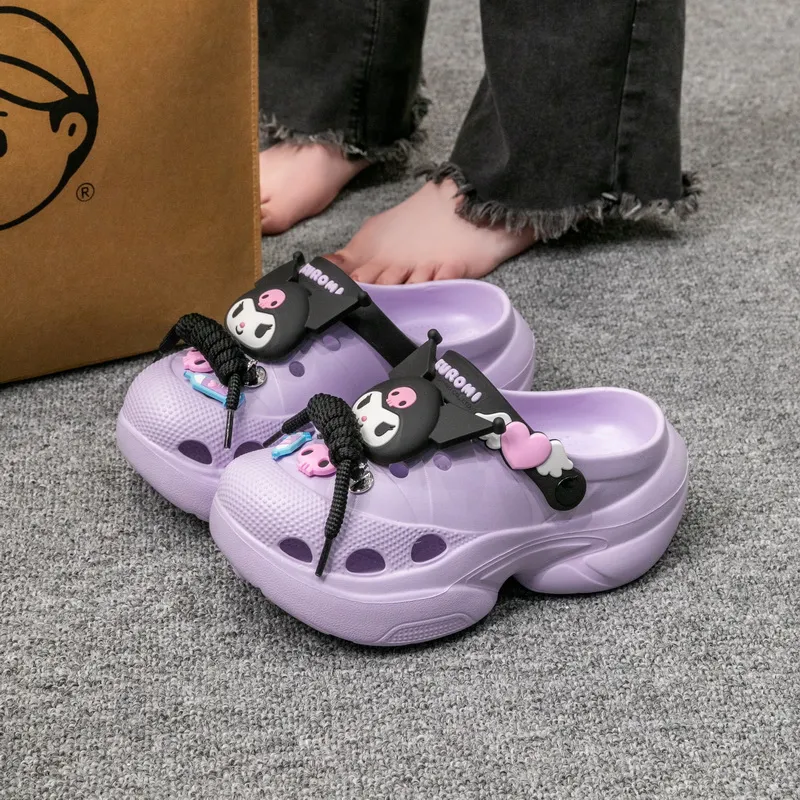 SHAJI Summer Cartoon Cute Platform Home Indoor Slip Resistant EVA Closed Toe Slippers For Women's-16