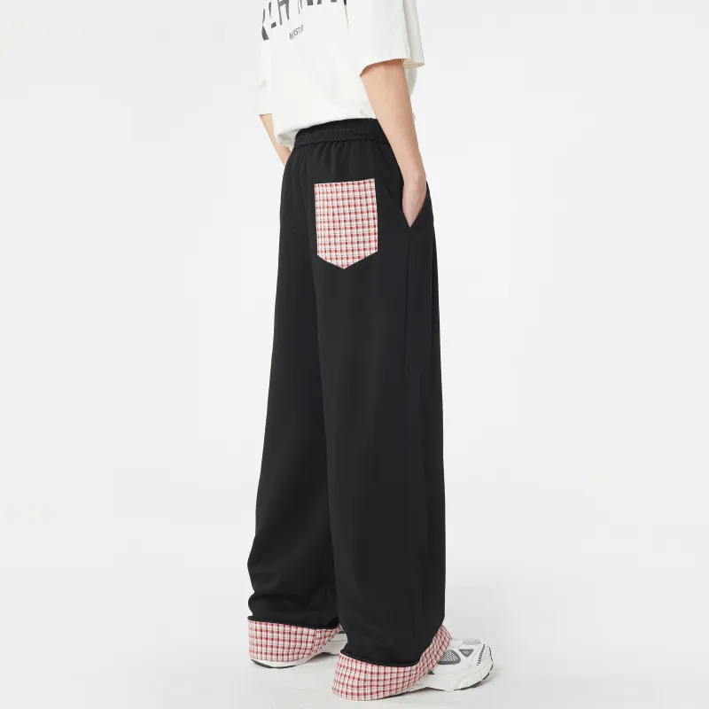 PISYPOX Casual Pants Unisex Black-2