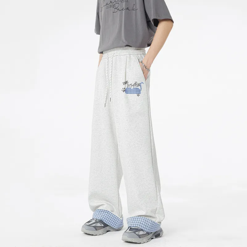 PISYPOX Casual Pants Unisex Black-7