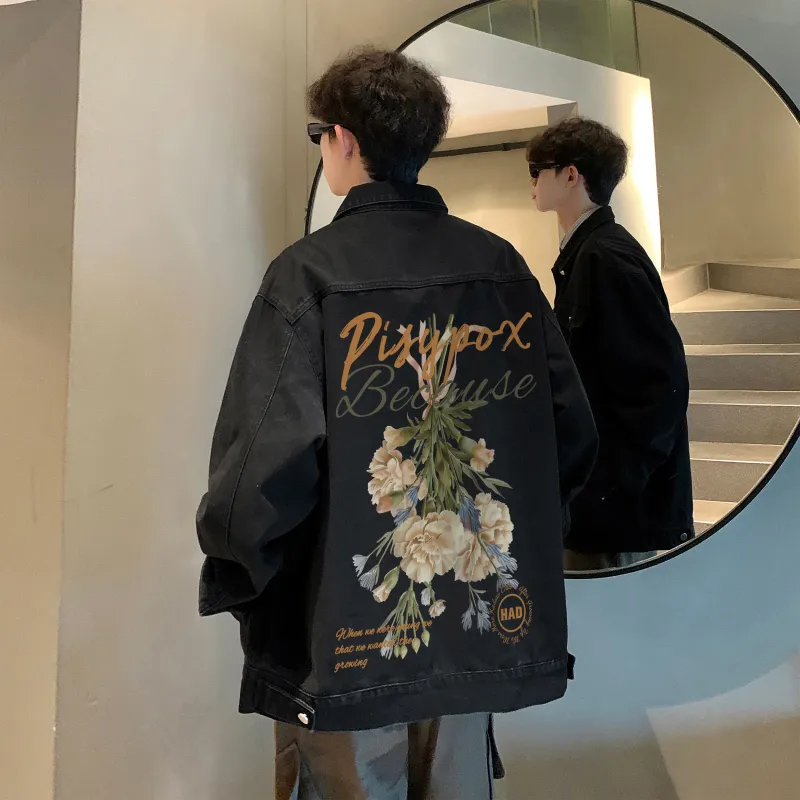 PISYPOX Denim Jackets Unisex-4