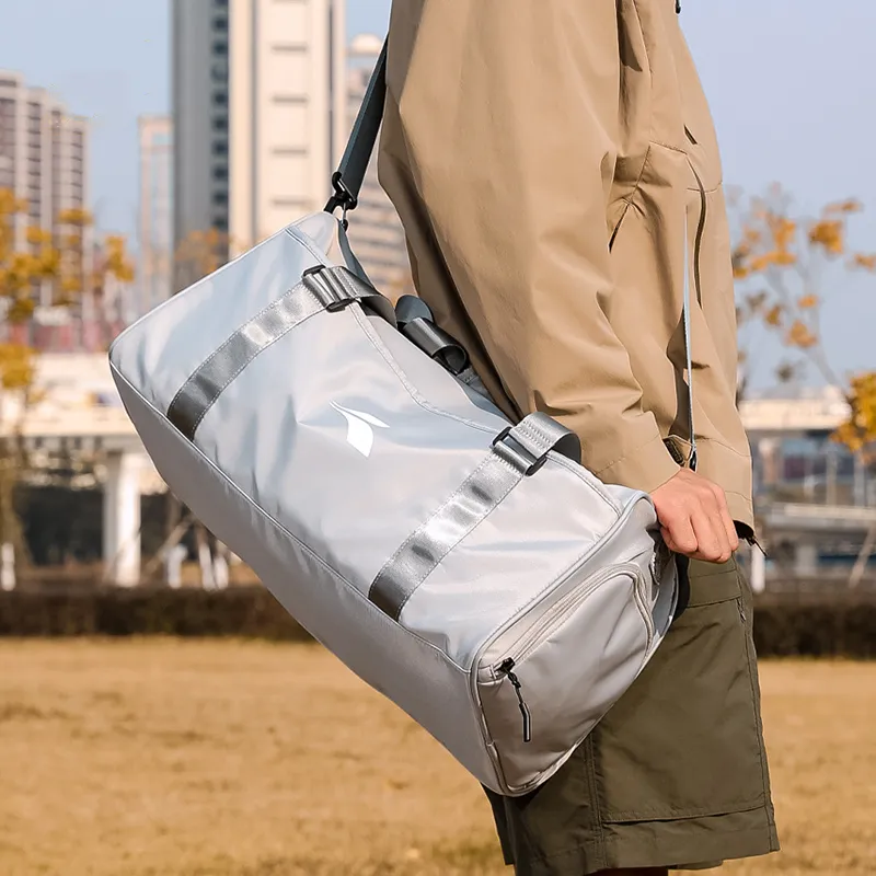 361° Polyester Gym Bag Unisex Black/Ecru-4