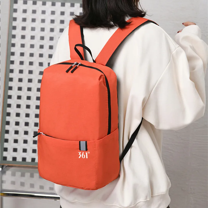 361° Polyester Backpack Unisex Orange/Orange/Black-3