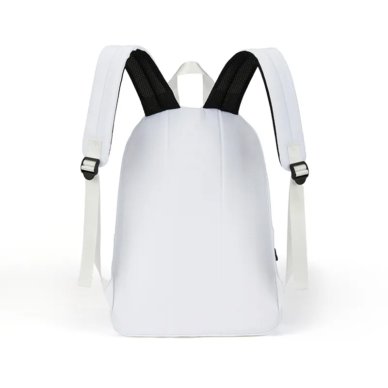 361° Polyester Backpack For Students, Outdoor, Mountaineering, Travel, And Plane Use Large Size Unisex Black/White-4