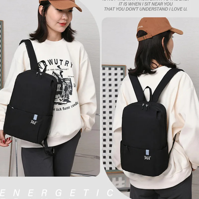 361° Polyester Backpack Unisex Orange/Orange/Black-6