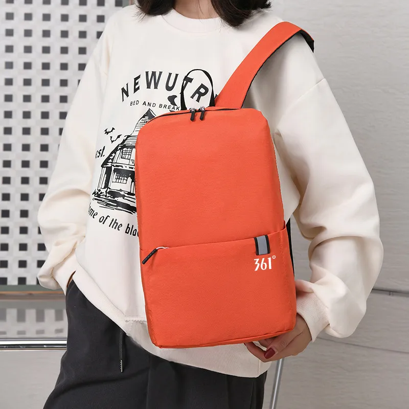 361° Polyester Backpack Unisex Orange/Orange/Black-2