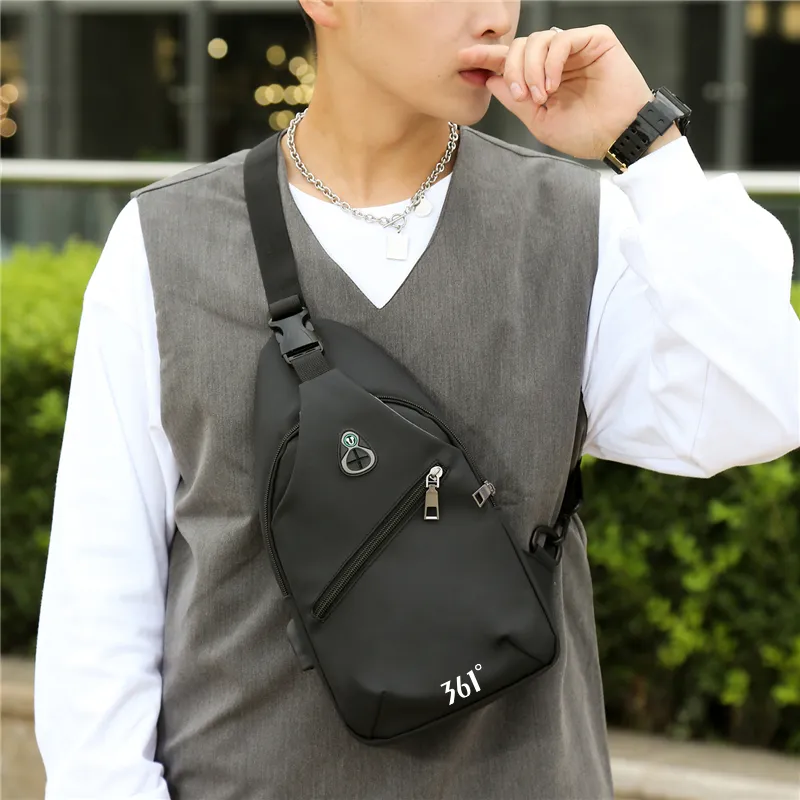 361° Oxford Sling Bag Men's Black-7