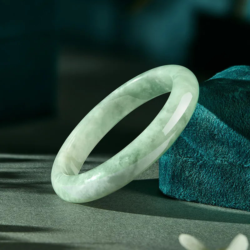 BEIJINGHUANGJIN Bean Type Jadeite Bangles Women's-4
