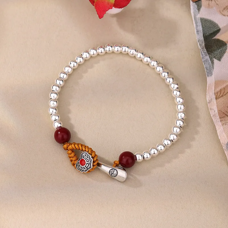 BEIJINGHUANGJIN S925 Silver Bracelets Unisex-6