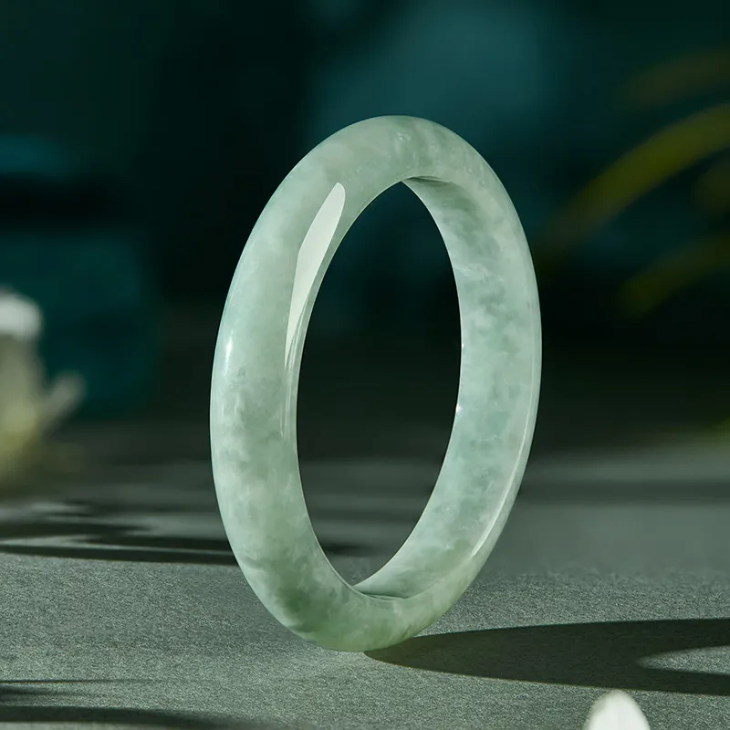 BEIJINGHUANGJIN Bean Type Jadeite Bangles Women's-5