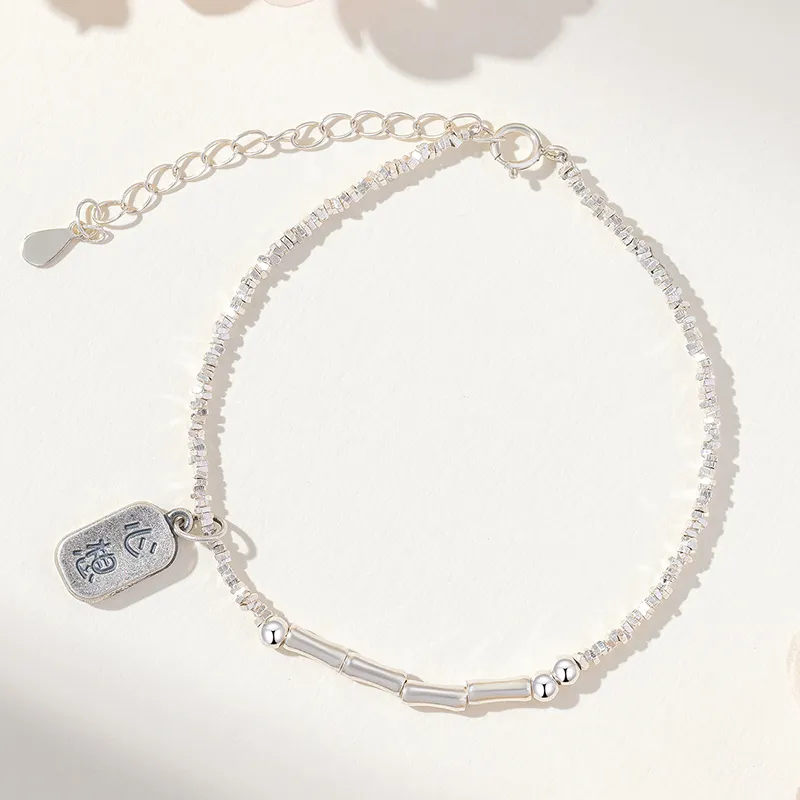 BEIJINGHUANGJIN S925 Silver Bracelets Unisex-4
