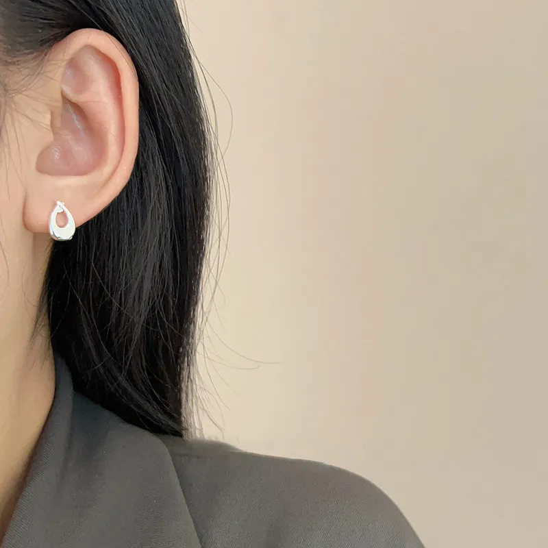 BENNISS Alloy Stud Earrings Unisex-6