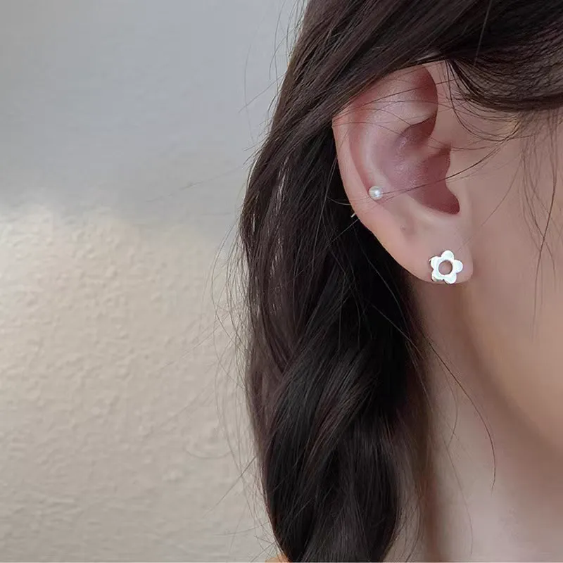 BENNISS Alloy Stud Earrings Unisex-4