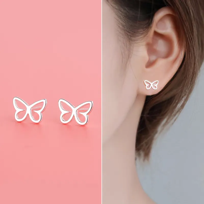 BENNISS Alloy Stud Earrings Unisex-4