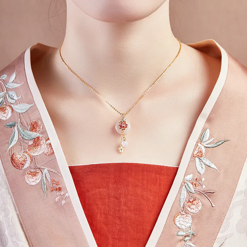 DIHUAJI Natural Chalcedony Necklaces Women's-1