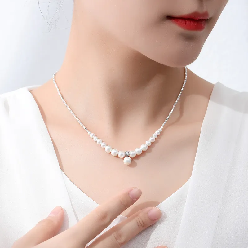 DIHUAJI S925 Silver Necklaces Women's-4