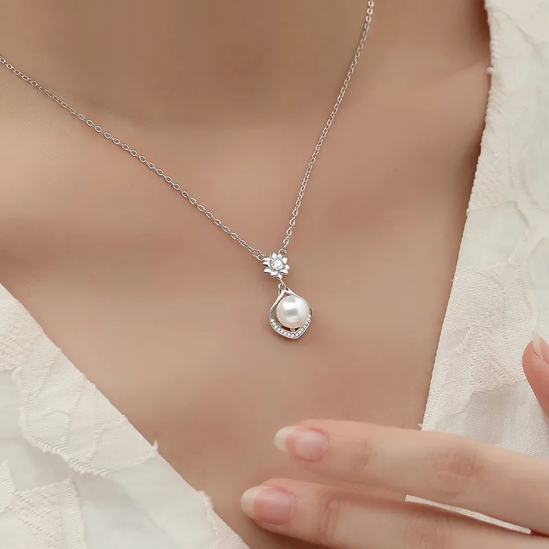 DIHUAJI Freshwater Pearl Necklaces Women's-3