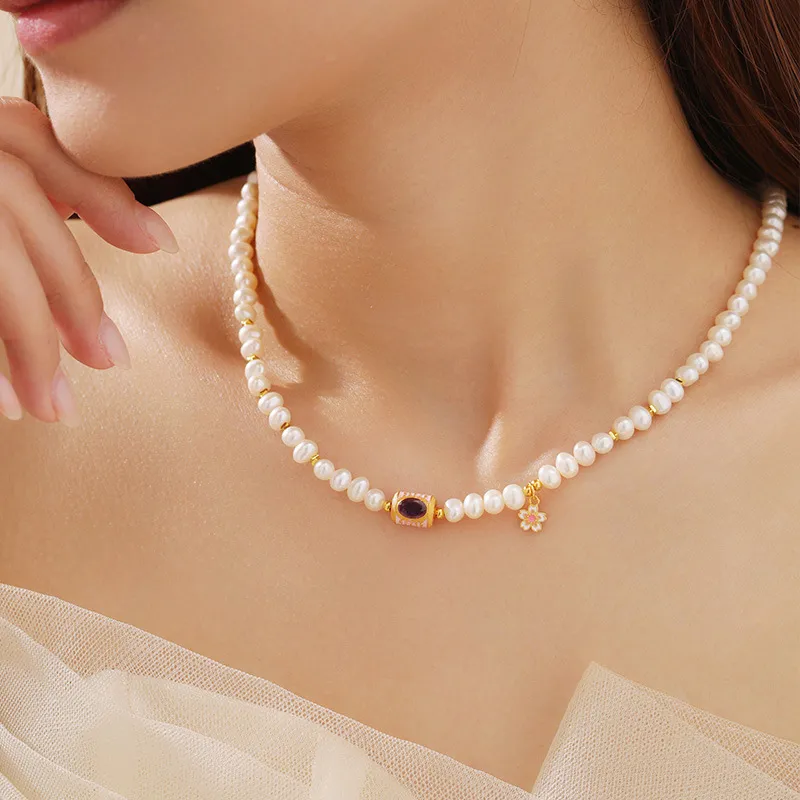 DIHUAJI Pearl Necklaces Women's-3