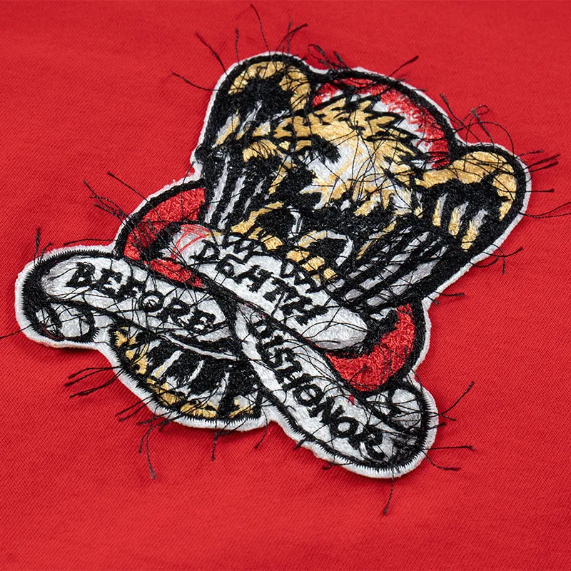 Ed Hardy SS25 T Shirt Men's Red-3