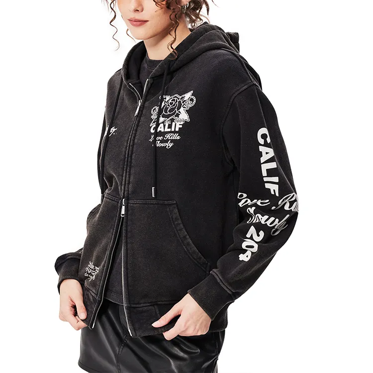 Ed Hardy FW24 Sweatshirt Women's Black-4