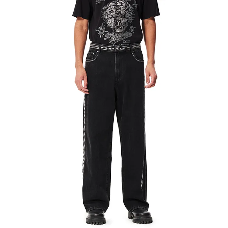 Ed Hardy Jeans Men Black-4