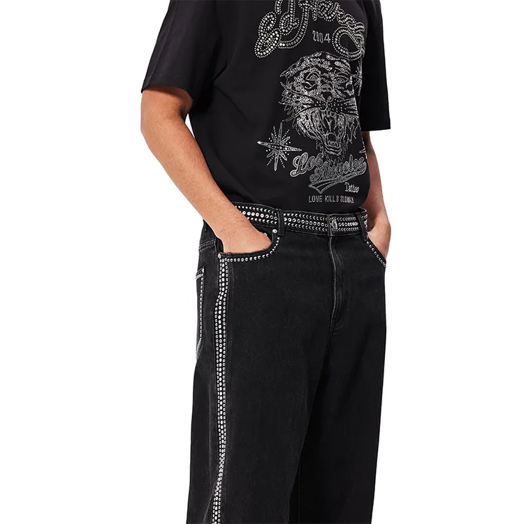 Ed Hardy Jeans Men Black-5